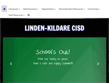 Tablet Screenshot of lkcisd.net